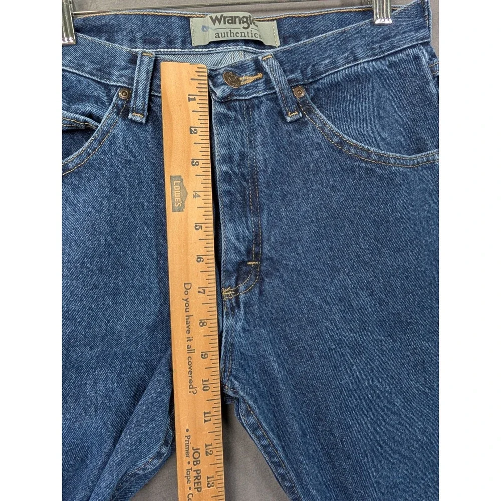 Wrangler Authentics Mens Regular Fit Straight‎ Leg Blue Denim Jeans 30x32